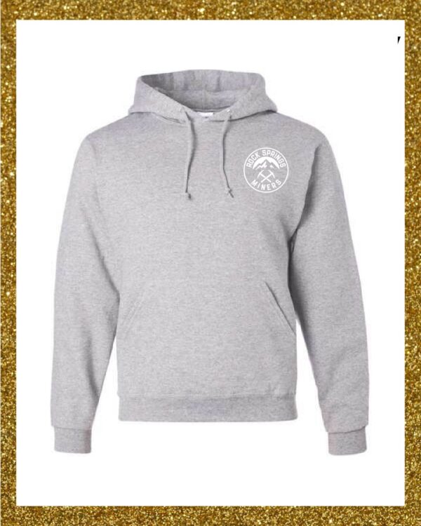 RS Miners Left Chest Logo Hoodie Grey